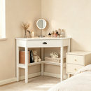 Triangle Dressing Table,Living Room Vanity Desk,Corner Vanity Desk,Bedroom Vanity Table