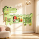Engaging Kids' Playboard,Dinosaur-Themed Wall-Mounted Activity Board,Interactive Busy Panel