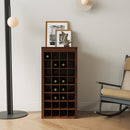 brown walnut color modular 32  wine bar cabinet Buffet Cabinet