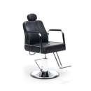 90°-150° Reclining Salon Chair for Hair Stylist, Heavy Duty Hydraulic Pump 360°Swivel Barber Chairs for Barbershop Salon -BLACK