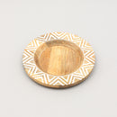 Handcrafted 13' Wood Charger Plate| Wooden Dinning Placemat|Artisan Wood Tableware