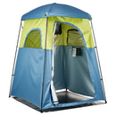 Camping Shower Tent, 1 Room, Portable Privacy Tent Changing Room with Shower Bag, Ground Stakes, Ropes, Carry Bag, and Support Poles, 150D Oxford Fabric with Silver Coating, for Camping, Fishing