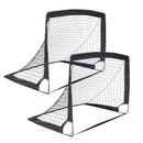2 Pack Pop Up Soccer Goals, Portable Soccer Nets for Kids Youth Adults, Outdoor Soccer Goal Set for Backyard Games & Soccer Training