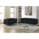 3-seater + 2-seater Combination sofa.BLACK teddy