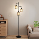 67'' Tree-Shaped Floor Lamp with 3 Lights – Foot Switch Included & Easy Assembly