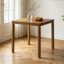 Wooden Dining Square Table, Kitchen Table for Small Space, 4 Person Counter Height Table, Oak
ONLY THE TABLE