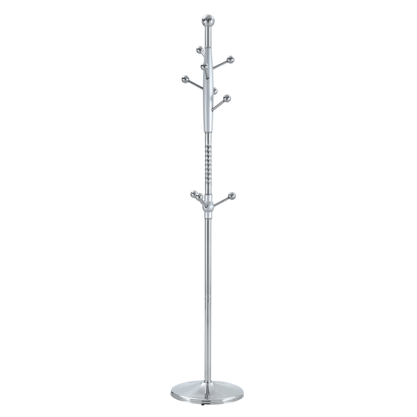 Modern Stainless Steel Spray Painted Hanger with Solid Wood Reinforcement, 72 Inch Raised Design, Gold Optional