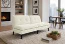 Polyester Blend Easy Convert Futon with Tufted Back and Seat