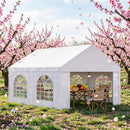 Heavy Duty Party Tent Outdoor Gazebo Wedding Tent Event Shelter Carport BBQ with Removable Sidewalls & Windows 13 x 16.5 ft