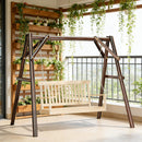 Garden Swing Chair Stand,A-Frame Hanging Chair Stand,Outdoor Hanging Chair Stand(Only Hanging Chair Stand)