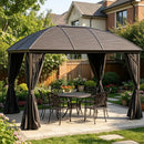 Garden Hardtop Gazebo,Metal Gazebo Canopy,Outdoor Gazebo