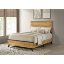 Georgina Natural Pine Full Panel Bed