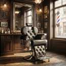 Upgrated Hydraulic Reclining Barber Chair, Vintage Hair Salon Chair Hair Stylist, Hydraulic All Purpose for Barbershop, Classic Tattoo Massage Beauty Spa Salon Equipment Black Silver