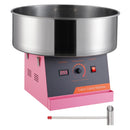 Electric Cotton Candy Machine, 1000W Candy Floss Maker, Commercial Cotton Candy Machine with Stainless Steel Bowl, and Sugar Scoop, Perfect for Home Kids Birthday, Family Party (Pink)
