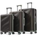 Luggage Set 3 Piece, Lightweight Durable ABS Suitcases with Spinner Wheels and TSA Lock, Carry-on & Checked Travel Luggage (20'/24'/28')
