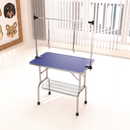 Large Size 46' Grooming Table for Pet Dog and Cat with Adjustable Arm and Clamps Large Heavy Duty Animal grooming table