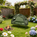 All-in-One Folding Camping Cots for Adults,Portable Single Sleeping Cot Camping Bed