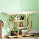 41.3' Console Table Sofa Table Entryway Console Table Narrow Wood Accent Tables