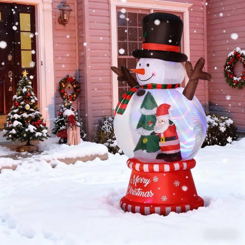 8ft Yard Christmas Decorations Snowman Christmas Inflatables Outdoor Decorationss Decorations