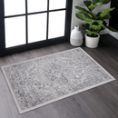 MARFI Collection 2X3 Silver / Oriental Doormat Rug