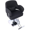 Salon Styling Chair for Hair Stylist Wide Seat,   Hair Salon Chair Heavy Duty, Beauty Spa Cosmetology Shampoo Hairdressing Eq,black,square base