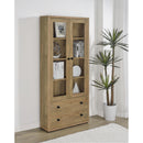 Idaho Mango 4-shelf Display Cabinet