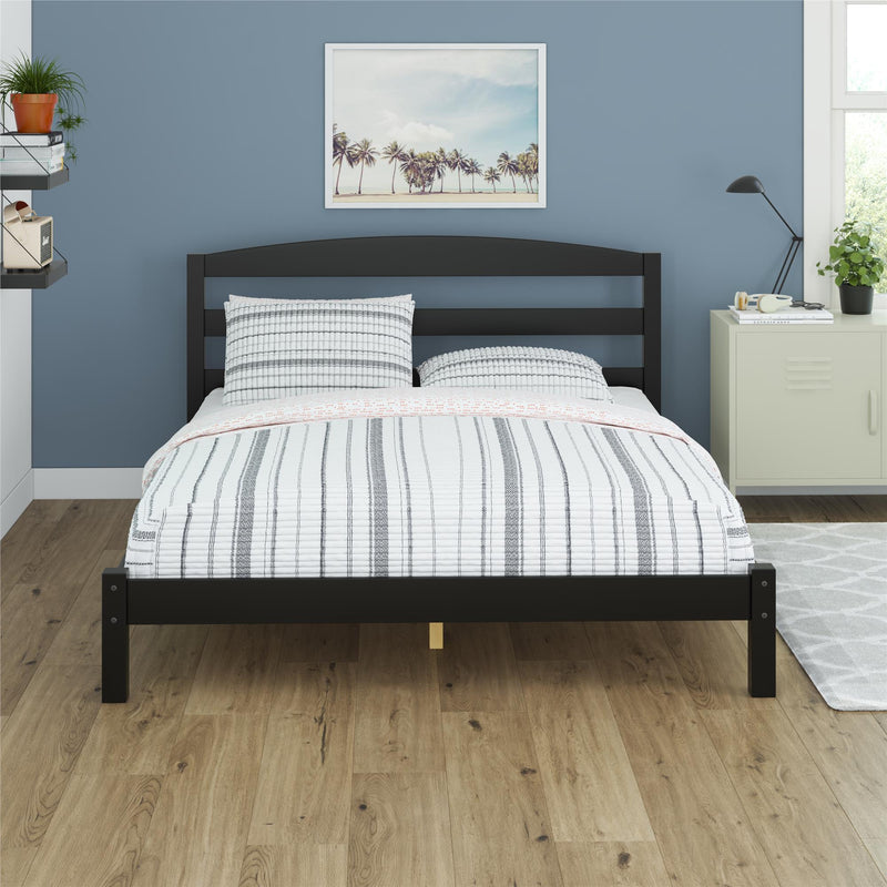 Leighton Wood Platform Bed
