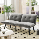Grey Convertible Folding Modern sofa Bed