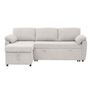 Convertible Sofa Bed – 3-in-1 Pull-Out Sectional with Storage