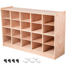 Cubby Wooden Storage Unit 20 Cubby Storage Unit Classroom 30 Inch High Plywood Wooden Cubbies for Classroom