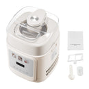 Upright Automatic Ice Cream Maker with Built-in Compressor, 1 Quart No Pre-freezing Gelato Maker & Frozen Yogurt Machine, 4 Modes Electric Sorbet-Maker, Compressor Ice Cream Machine for Home