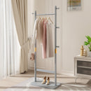 Coat Racks solid wood hanger 23.6* 11*64.1in Solid environmental protection easy to assemble beautiful can be placed in the bedroom/entrance/living room (Athenian grey)
