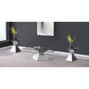 Exeter Chrome 3-piece Rectangular Coffee and End Table Set