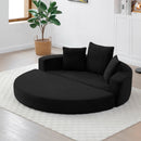 Convertible sofa couch bed,multi-functional,circular bed,adjustable Futon sofa ,No Assembly compressed corduroy floor lounge sofa for Apartment office bedroom living room