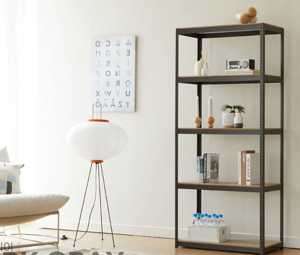 Storage Shelves -  5 Tier Adjustable Garage Storage Shelving, Heavy Duty Metal Storage Utility Rack Shelf Unit for Warehouse Pantry Closet Kitchen, 35.4' x 15.7' x 70.8', Black