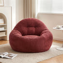 Bean Bag Chair with Filler, Bean Bag Sofa with Tufted Soft Stuffed Filling, Fluffy and Lazy Sofa, Comfy Cozy BeanBag Chairs with Memory Foam for Dorm, Apartment, Living Room