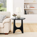 25' Round End Table, Wooden Side Table,Night Stand for Living Room ,Reception Room