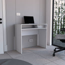 Stella 35' Wide Writing Desk  with Shelf