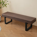 59' Dining Bench, Farmhouse Indoor Kitchen Table Benches, Bed Bench, Industrial Shoe Bench, Entryway Benches