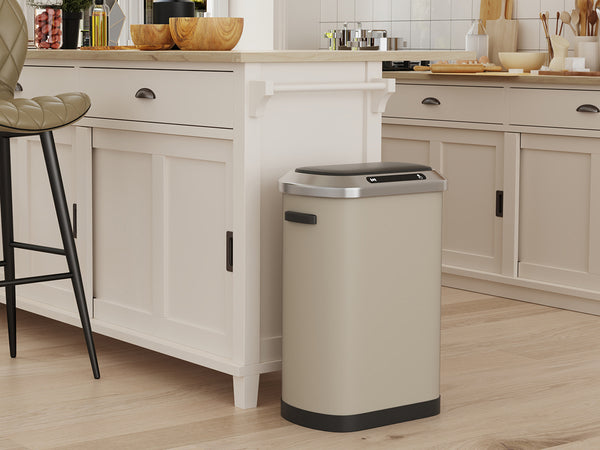 50L Smart automatic Trash Cans -  Full Intelligent Sensor  - LIGHT GREY
