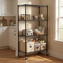 4-Tier Adjustable Heavy-Duty Wire Shelving Units - Rust-Resistant Metal Storage Racks for Kitchen, Garage, Bathroom & Pantry (35.43' D x 17.72' W x 66.54' H)