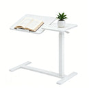 Mobile Adiustable Standing Desk, White