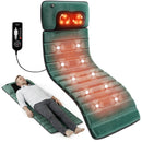 Full Body Massage Mat with Heat, Electric Back Massage pad with Vibration Motors, Back Massager for Pain Relief,Gift