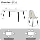 Modern 3-Piece Dining Set: One Table and Two Chairs