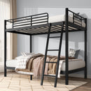 Metal Bunk Bed, Twin Over Twin Size