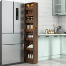 7 Tier multi-functional pull-out multi-tier storage Single-sided open shelf for Kitchen, Living Room & Narrow Spaces