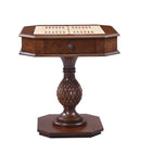 Bishop II Cherry Finish Game Table (Game Board reversible, Chess Figure does not include)