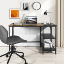 Industrial Home Office Desk with Storage – Sturdy Metal Frame & Spacious Workstation