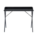 75CM Modern Black Wood Small Desk – Stylish & Compact Design for Any Space