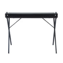 75CM Modern Black Wood Small Desk – Stylish & Compact Design for Any Space